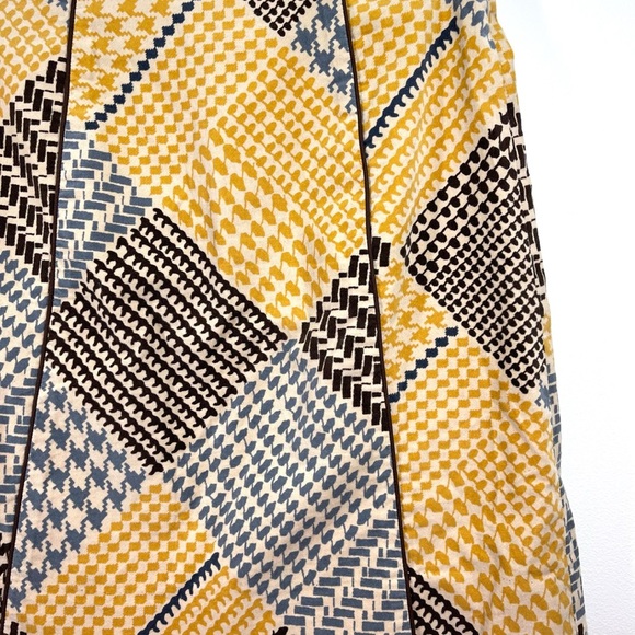 Maeve Skirt Women’s Size 4 Patchwork Houndstooth Velvet Mini Skirt - Picture 6 of 10